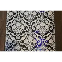 Noordwand barok glitter behang zwart wit 18197-20