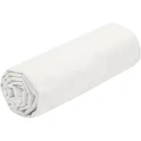 Stof Textiles Hoeslaken Eden - 1-persoons - 90 x 190 cm - ivoorwit - hotelkwaliteit - ademend katoen - 30 cm matrasdikte