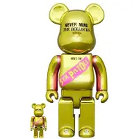 Medicom 400% + 100% Bearbrick set - Sex Pistols - Never Mind the Bollocks (Chrome Edition)
