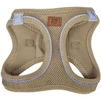 Animal Boulevard - hondentuigje - air-mesh harnas beige - mooie sluiting - verkoelend in de zomer Xl - 12-16 kg - nek max 52 cm - romp max 58 cm
