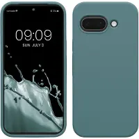 Kwmobile telefoonhoesje geschikt voor Google Pixel 9a - Hoesje met siliconen coating - Smartphone case in Arctische nacht