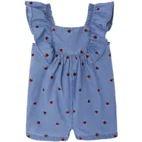 Vertbaudet Baby Kurzoverall aus luftigem Denim