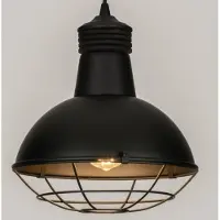 Lumidora Hanglamp 73592 - VINCE - E27 - Zwart - Metaal - ⌀ 32 cm