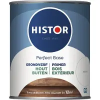 Histor Perfect Base Grondverf Hout Buiten 750 ML - Wit