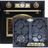 Kaiser - inbouwoven - EG 6345 Em - gaskookplaat - KG 6325 Em - inbouw gasoven - kookplaat - 67L - 60cm