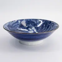 Tokyo Design Studio – Yakuza – Blauw - Tijger Kom – Ramen Bowl - 1600ml