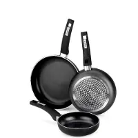 Monix Resistent Plus | Aluminium koekenpan van 22 cm met antiaanbaklaag