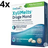 XyliMelts Oracoat Milde Munt - 4 x 40 stuks - Voordeelverpakking