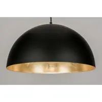 Lumidora Hanglamp 72345 - EASTON - E27 - Zwart - Metaal - ⌀ 50 cm