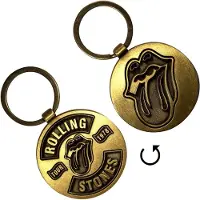 Rolling Stones The - Classic Tongue/Tour '78 Double-Sided Sleutelhanger - Goudkleurig