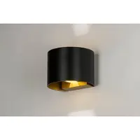 Lumidora Wandlamp 73445 - Voor binnen - VEGAS - G9 - Zwart - Goud - Metaal