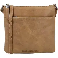 Hide & Stitches Schoudertasje Porto Taupe
