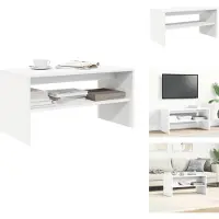 vidaXL Tv-meubel 80x40x40 cm bewerkt hout wit