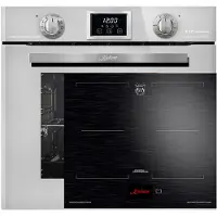Kaiser - inbouwoven - inductiekookplaat - EH 6326 W -met 1-voudige telescoopgeleider - elektrische oven - 79L - + KCT 6140 FI inductiekookplaat - 60 cm