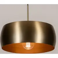 Lumidora Hanglamp 74201 - ZWEEDS - E27 - Goud - Messing (kleur) - Metaal - ⌀ 45 cm