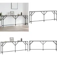 vidaXL Wandtafel 200x29x75 cm bewerkt hout sonoma eikenkleurig