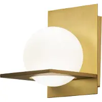 Lumidora Wandlamp 74930 - Voor binnen - MADI - G9 - Wit - Goud - Messing (kleur) - Glas