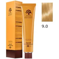 Arganmidas Marokkaanse Arganolie Haarkleur Crème Natural Series 9.0 / Haarkleur Zeer Licht Blond 100 ml