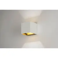 Lumidora Wandlamp 73440 - Voor binnen - VEGAS - G9 - Wit - Goud - Metaal