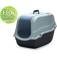 Beeztees Kattenbak Romeo Eco Groen - Zwart 57 x 39 x 41 cm
