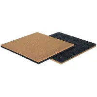 Ivol Rubber tegel 50 x 50 cm - 30 mm dik - UV-bestendig - Beige