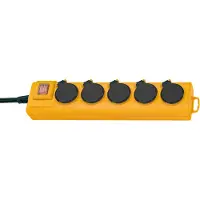 Brennenstuhl Super-Solid IP54 Tafelcontactdozenblok 5-voudig 2m H07RN-F 3G2,5 *FR*
