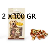 Beeztees ** 2 X ** hondensnackx Cookie wrap met kip 100 gr - = 200 gr - zonder toegevoegde smaakstoffen