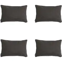 Madison sierkussen dark grey canvas eco+ ca. set van 4