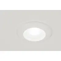 Lumidora Inbouwspot 71405 - JAIPUR - GU10 - Wit - Metaal - Buitenlamp - Badkamerlamp - IP65 - ⌀ 9.1 cm