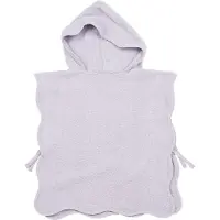 Meyco Baby Wavy badponcho - badstof - soft lavender - 1-3 jaar