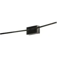Lumidora Wandlamp 74988 - Voor binnen - STOKJE - 2 Lichts - Ingebouwd LED - 10.0 Watt - 530 Lumen - 2700 Kelvin - Zwart - Metaal