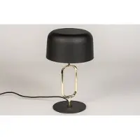 Lumidora Tafellamp 74186 - ADAM - E27 - Zwart - Goud - Messing (kleur) - Metaal - ⌀ 20 cm