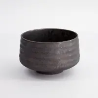 Tokyo Design Studio - Ambachtelijke Matcha Kom - Zwart - 11.5x7.7cm - 600ml