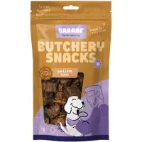 Braaaf 10x Hondensnack Butchery Beef Lung Cubes 85 gr