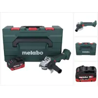 Metabo W 18 L BL 9-125 Akku Winkelschleifer 18 V 125 mm Brushless + 1x Akku 8,0 Ah + metaBOX - ohne