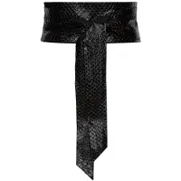 Iro Paris Nera Reptile Black Maat: 75 | Riemen Outlet | Dames | Zwart