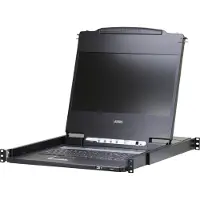 Aten CL6700MW-ATA-AG rack console 43,9 cm (17.3") Zwart 1U