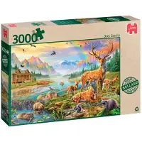 Jumbo Premium Collection - Deer Family - Legpuzzel - 3000 stukjes