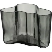 Iittala Vaas Aalto Donkergrijs 14 cm