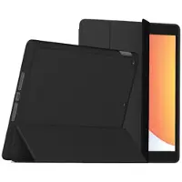 MW MYWAY, Hoes Geschikt voor Apple iPad Pro 12,9-inch Folio SlimSkin Series met Apple Pencilhouder, Zwart