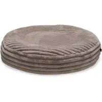 Designed By Lotte Hondenkussen Reza Rond Beige 95 x 95 x 20 cm