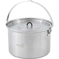 Easy Camp - Campfire Pot - Pan 4 l - 22,3 x 14 cm, grijs