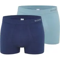 Sloggi Boxershorts 'GO' lichtblauw / donkerblauw