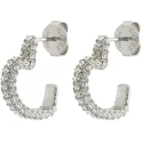 GUESS Oorbellen zilver / transparant