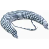 Mobiclinic Aura - Voedingskussen XXL - Zwangerschapskussen - 3 in 1 - 105 cm - Zijslaapkussen - Verstelbare touwen - Machinewasbaar - Vichy print - 60 x 180 cm