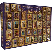 Gibsons Mat Edwards - Monarchs of England Puzzel (1000 stukjes)
