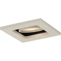QAZQA Moderne inbouwspot beige GU10 50mm draaibaar en kantelbaar - Qure