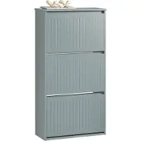 SoBuy - Schoenenkast - Grijs - 61x26x120 cm