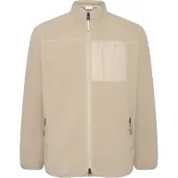 KnowledgeCotton Apparel - Everyday Adv. Nordic Light Zip FL - Fleecevest S, beige