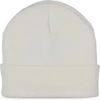 K-Up Gerecycleerde muts met gebreide omslag KP892 - White - One size
